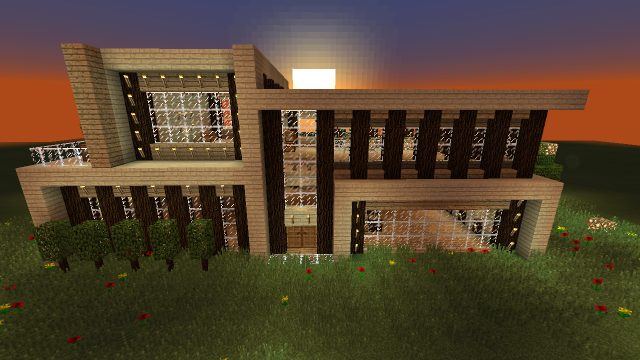 Wooden house Minecraft Map